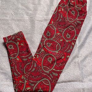 LuLaRoe Easter Egg Floral Printed Leggings